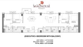 4 Bedroom Condo for sale in MAGNOLIA RESIDENCES, Ramon Magsaysay, Metro Manila near LRT-1 Roosevelt