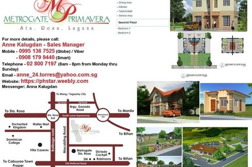 3 Bedroom House for sale in Metrogate Primavera, Tagapo, Laguna