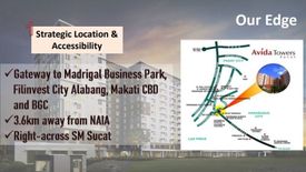 1 Bedroom Condo for sale in Avida Towers Sucat, Barangay 76, Metro Manila near LRT-1 EDSA