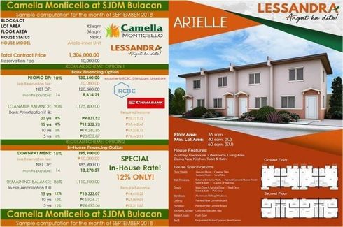 2 Bedroom Townhouse for sale in Sapang Palay, Bulacan