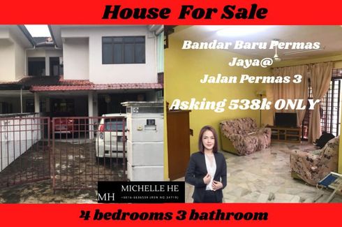 4 Bedroom House for sale in Bandar Permas Jaya, Johor