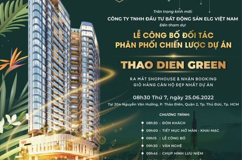 Cần bán nhà phố 3 phòng ngủ tại Thao Dien Green, Thảo Điền, Quận 2, Hồ Chí Minh