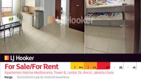 Apartemen dijual dengan 2 kamar tidur di Pademangan Barat, Jakarta