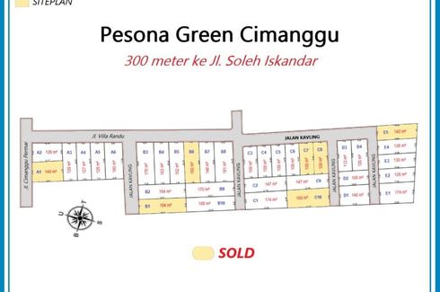 Tanah dijual dengan  di Cimanggu 1, Jawa Barat