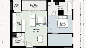 Cần bán căn hộ chung cư 1 phòng ngủ tại Diamond Island, Bình Trưng Tây, Quận 2, Hồ Chí Minh
