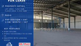 Warehouse / Factory for rent in Pinagbuhatan, Metro Manila