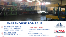Warehouse / Factory for sale in Maduya, Cavite