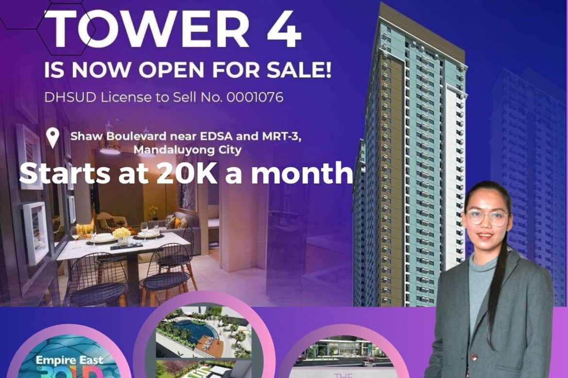 For Sale 2 Bedroom Condo in The Paddington Place in Shaw Boulevard Mandaluyong