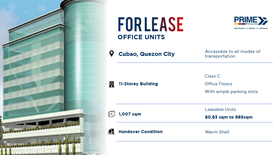 Office for rent in Socorro, Metro Manila near LRT-2 Araneta Center-Cubao