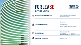 Office for rent in Socorro, Metro Manila near LRT-2 Araneta Center-Cubao