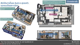 ขายคอนโด เดอะ ทรี อินเตอร์เชนจ์ 2 ห้องนอน ใน บางซื่อ, บางซื่อ ใกล้ MRT เตาปูน