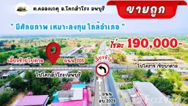 Land for sale in Khlong Ket, Lopburi