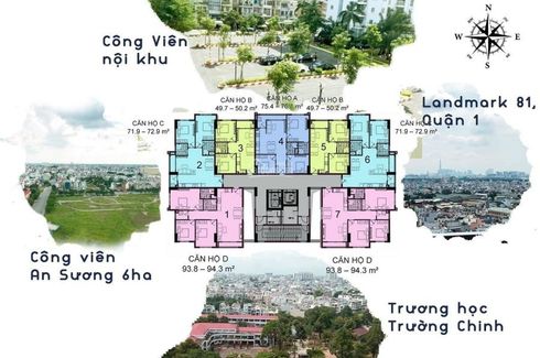 Cần bán căn hộ 3 phòng ngủ tại Tân Thới Hiệp, Quận 12, Hồ Chí Minh