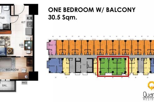 1 Bedroom Condo for sale in Barangay 7, Metro Manila near LRT-1 Gil Puyat