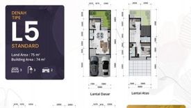 Rumah dijual dengan 3 kamar tidur di Cakung Timur, Jakarta