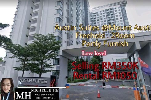 2 Bedroom Apartment for Sale or Rent in Taman Mount Austin, Johor