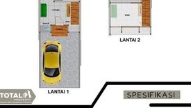 Rumah dijual dengan 2 kamar tidur di Dalung, Bali