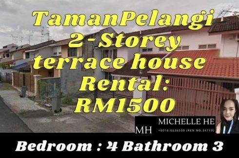 House for rent in Taman Pelangi, Johor