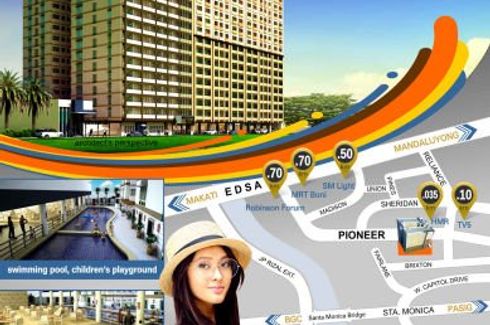Condo for sale in Pioneer Heights I, Highway Hills, Metro Manila near MRT-3 Boni