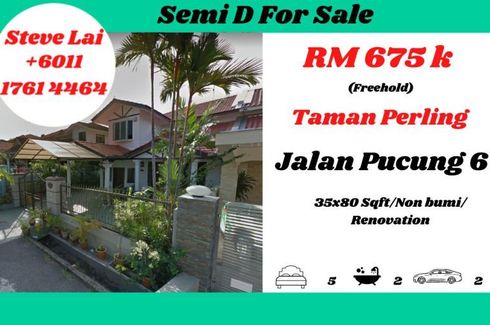 5 Bedroom House for sale in Taman Perling, Johor