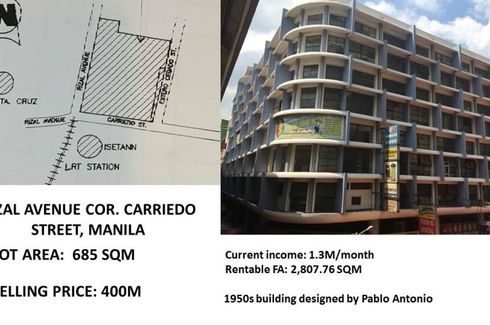 Office for sale in Quiapo, Metro Manila near LRT-1 Carriedo