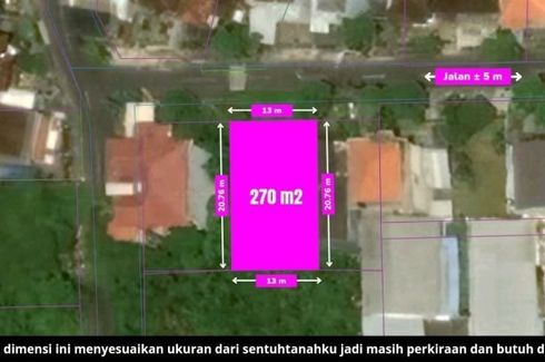 Tanah dijual dengan  di Renon, Bali