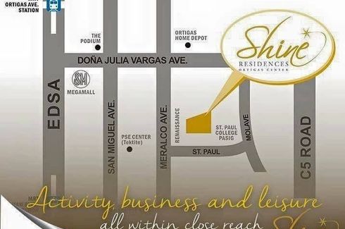 1 Bedroom Condo for sale in Shine Residences, Ugong, Metro Manila near MRT-3 Ortigas