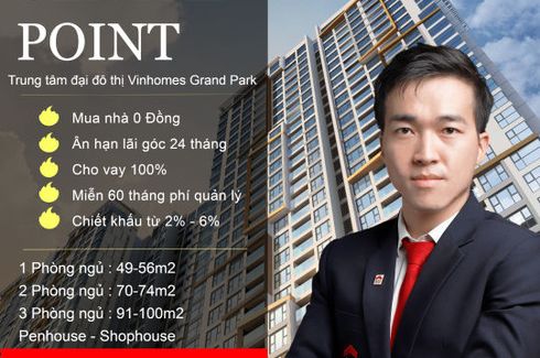 Cần bán căn hộ 2 phòng ngủ tại Vinhomes Grand Park, Long Thạnh Mỹ, Quận 9, Hồ Chí Minh