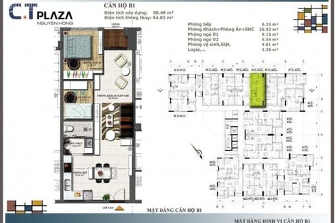 2 Bedroom Apartment for sale in C.T Plaza Nguyen Hong, Phuong 1, Ho Chi Minh