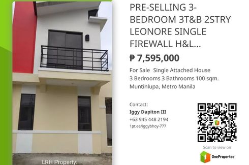 3 Bedroom House for sale in Putatan, Metro Manila