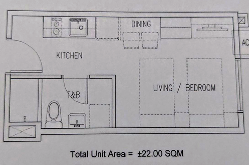 1 Bedroom Condo for sale in San Roque, Metro Manila near LRT-2 Anonas