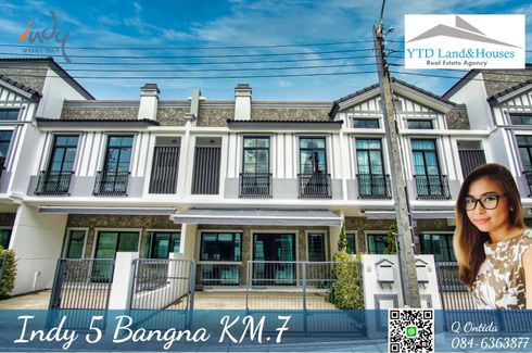 3 Bedroom Townhouse for rent in Indy 5 Bangna km.7, Bang Kaeo, Samut Prakan