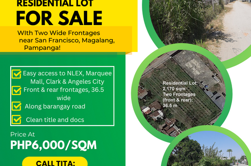 Land for sale in San Franciso, Pampanga