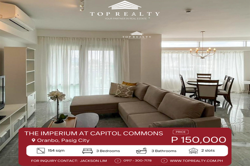 3 Bedroom Condo for rent in Oranbo, Metro Manila