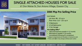 4 Bedroom Townhouse for sale in Matandang Balara, Metro Manila