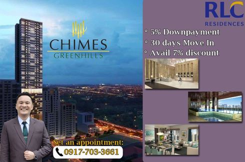 2 Bedroom Condo for sale in Chimes Greenhills, Bagong Lipunan Ng Crame, Metro Manila near MRT-3 Santolan