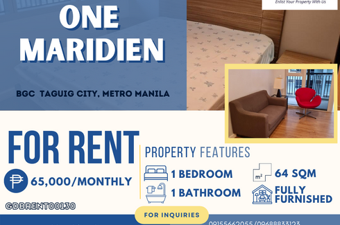 1 Bedroom Condo for rent in One Madison Place, Oñate de Leon, Iloilo