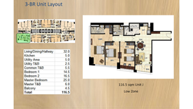 3 Bedroom Condo for sale in One Wilson Square, Greenhills, Metro Manila