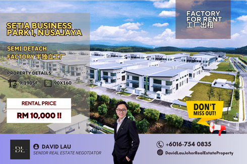 Warehouse / Factory for rent in Gelang Patah, Johor