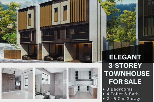 3 Bedroom Townhouse for sale in Immaculate Concepcion, Metro Manila near LRT-2 Betty Go-Belmonte