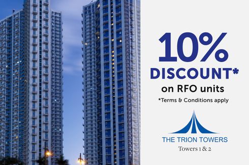 2 Bedroom Condo for Sale or Rent in The Trion Towers I, Taguig, Metro Manila