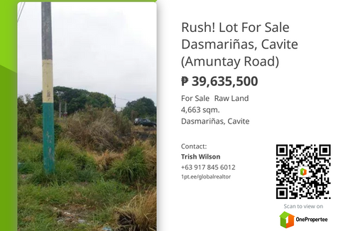Land for sale in Sampaloc I, Cavite
