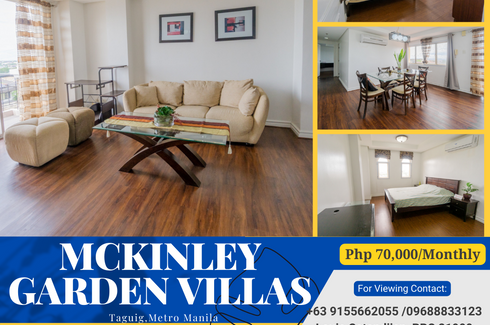 2 Bedroom Villa for Sale or Rent in mckinley hill garden villas, Bagong Tanyag, Metro Manila