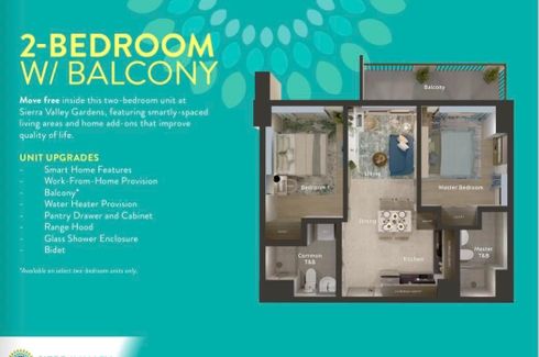 2 Bedroom Condo for sale in Sierra Valley Gardens, San Juan, Rizal