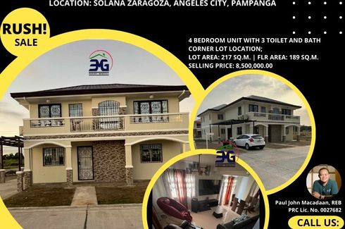4 Bedroom House for sale in Tangle, Pampanga