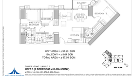 3 Bedroom Condo for Sale or Rent in The Trion Towers III, Taguig, Metro Manila