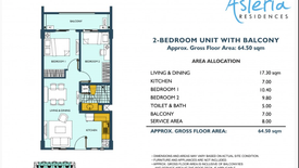 2 Bedroom Condo for sale in Asteria Residences, San Isidro, Metro Manila