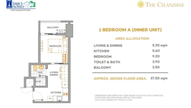 1 Bedroom Condo for sale in THE CELANDINE, Balingasa, Metro Manila near LRT-1 Balintawak