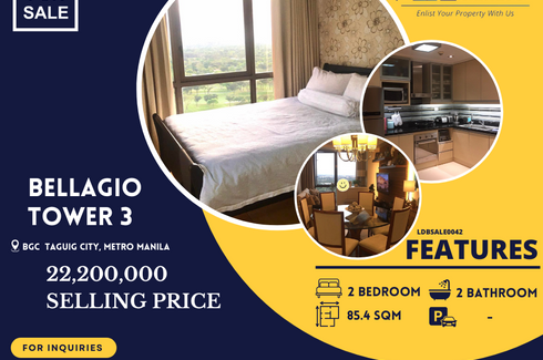 2 Bedroom Condo for sale in The Bellagio 3, Bagong Tanyag, Metro Manila