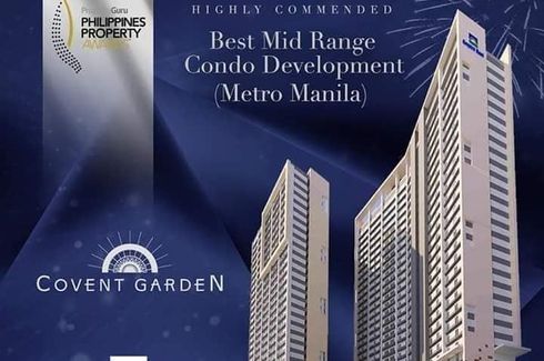 Condo for Sale or Rent in COVENT GARDEN, Santa Mesa, Metro Manila near LRT-2 V. Mapa